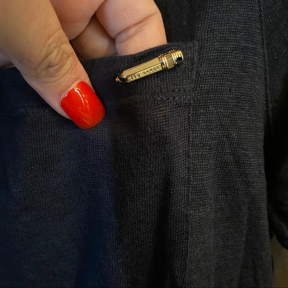 Ted Baker Navy Blue Tee - Picture 3 of 4